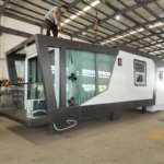 Modular Prefabricated House Light Steel Frame Tiny House on Wheels Hotel Unit