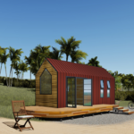Modular Prefabricated House Mobility Cabin Tiny House on Wheel Granny Flat