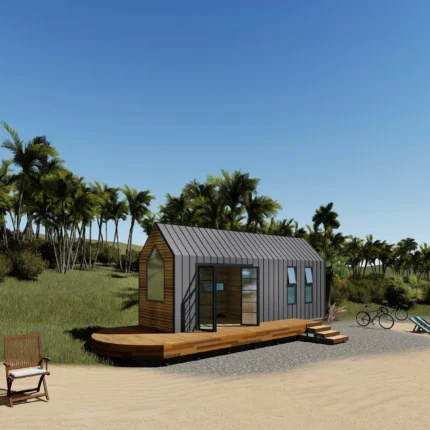 Modular Prefabricated House Modern Tiny House on Wheels Ready to Ship