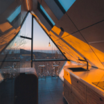 Modular Prefabricated House Plan with Steel Structure Wooden Bungalow Cabin for Airbnb