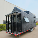 Modular Prefabricated House Ready to Ship Tiny House Homes on Wheels Cheap Steel Structure