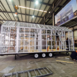 Modular Prefabricated House Technology Tiny House on Wheels Trailer 40FT