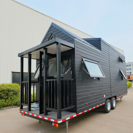 Modular Prefabricated House Tiny Home on Wheels Prefabricated Homes with Steel Frame