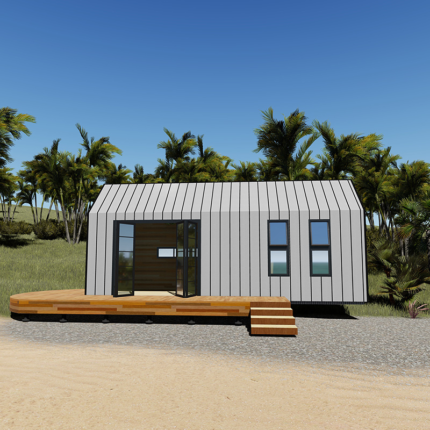 Modular Prefabricated House Tiny House on Wheel Modular Mini Cabin Home