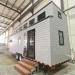 Modular Prefabricated House Tiny House on Wheels Caravan Trailer House
