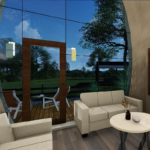 Modular Prefabricated House with Light Steel Frame Structure Wooden Bungalow Cabin
