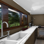Modular Prefabricated House with Light Steel Frame Structure Wooden Bungalow Cabin