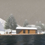 Modular Prefabricated House with Light Steel Frame Wooden Bungalows Modular Homes