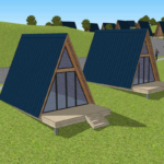Modular Prefabricated House Withlight Steel Frame Structure a Frame House Floor Plans