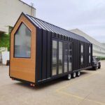 Modular Prefabricated Houses Building Tiny House on Wheels with Light Steel Frame