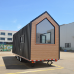 Modular Prefabricated Houses Building Tiny House on Wheels with Light Steel Frame