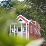 Morden Design Prefabricated Houses Mobile Tiny House on Wheels with CE Standard