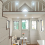 Movable Prefabricated Tiny Homes on Wheels Capsule Hotel Apple Cabin Trailer House