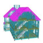 Multi-Family Homes UK with Light Steel Frame House Prefabricated Houses Townhouse Building