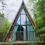 New Zealand Standard Customizable Light Gauge Steel a Frame Sustainable Holiday Cabin