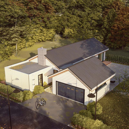 New Zealand Standard Light Guage Steel Prefabricated Houses Villa Wooden Bungalows