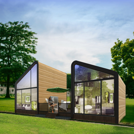 New Zealand Standard Light Steel Frame Prefabricated Holiday House Torino Cabin