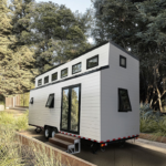 New-Zealand Standard Prefabricated Houses Light Steel Frame Tiny House on Wheels