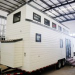 New-Zealand Standard Prefabricated Houses Light Steel Frame Tiny House on Wheels