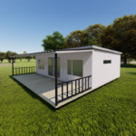 North American Standard Folding House with Light Steel Prefabricated Houses Granny Flat