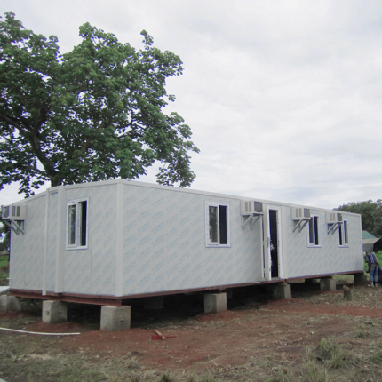 North American Standard Light Steel Frame Prefabricated Foldable Lotus House Time Saving