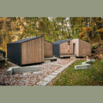 North American Standard Light Steel Prefabricated Holiday Cabin Wooden Bungalow House Fast Construction