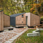 North American Standard Light Steel Prefabricated Holiday Cabin Wooden Bungalow House Fast Construction