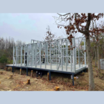 North American Standard Light Steel Prefabricated Holiday Cabin Wooden Bungalow House Fast Construction