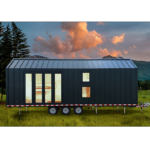 Ns/as Prefab House Mini Home Tiny House on Wheels with Bath& Bedroom