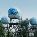 Outdoor Hotel Dome Tents Prefab Waterproof Glamping Geodesic Dome for Resort