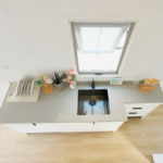 Portable Luxury Mobile Trailer Camping Moveable Tiny House on Wheels with Shower