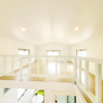 Portable Luxury Mobile Trailer Camping Moveable Tiny House on Wheels with Shower