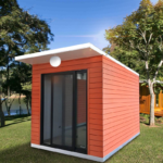 Prefab Folding House Granny Flat Prefabricated House Luxurious Light Steel Frame Metal Homes