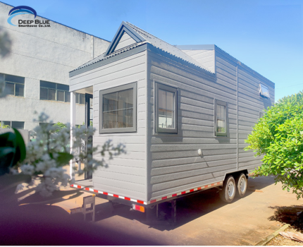 Prefab Home Kits Modern Tiny Home on Trailer Functional Mobile Design