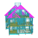 Prefab House Affordable Light Steel Frame Prefabricated Townhouse Built with Au/CE/USA Standards