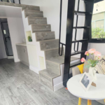 Prefab House with Light Steel Structure Tiny House on Wheels Us Standard