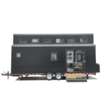 Prefab House with Light Steel Structure Tiny House on Wheels Us Standard