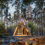 Prefab Light Steel a Frame House 04 Built with Au Atandard