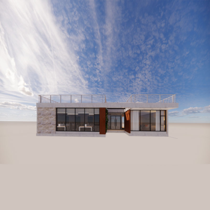 Prefab Light Steel Frame Home for Bungalow Living Office Storage Shop Hotel