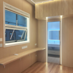 Prefab Light Steel Frame House on Wheels Glacier Tiny House Hotel Unit