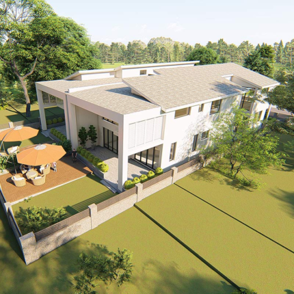 Prefab Light Steel Luxury Villa Crafted for Ultimate Comfort with USA Standards