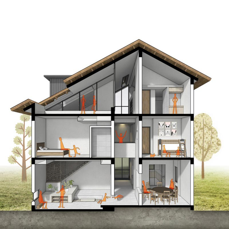 Prefab Light Steel Villa Tome House Built with New Zealand Standard Eco-Friendly House Prefab Light Steel Villa Tome House Built with New Zealand Standard Eco-Friendly House