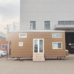 Prefab Steel Houses Kits Tiny Homes with Wheels Ready to Ship