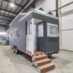 Prefab Tiny House on Wheels Cabin Kits with Light Gauge Steel Framing Modular Home
