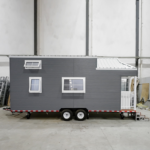 Prefab Tiny House on Wheels Cabin Kits with Light Gauge Steel Framing Modular Home
