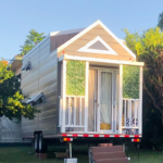 Prefab Tiny House on Wheels Mobile a Frame House Cabin Modular Homes