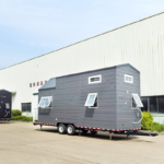 Prefab Tiny House on Wheels Trailer House with Full Restaurant Kitchen Equipment