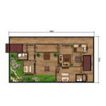 Prefab Villa Traditional Style Light Steel House Built with Au Standard