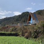 Prefabricated a-Frame Houses Modular Home Prefabricated Triangle House for Travel