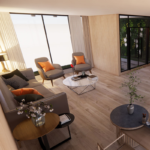 Prefabricated Building Office Pod Designed Light Steel Frame Housewooden Bungalows